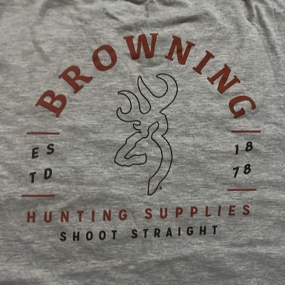 Brand new grey browning hunting t shirt size XL extra large - Picture 3 of 5